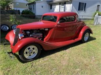 1934 Ford 3 Window (Chop) Coupe Car