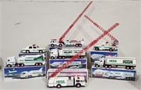 Collection of 7 Hess Trucks in Boxes