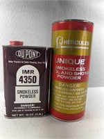 IMR 4350 (full 16oz.) Unique ( 1/2 lbs.) Powder