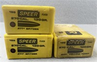 (300) Speer .270 Bullets