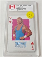 1991 WWF MR PERFECT CARD