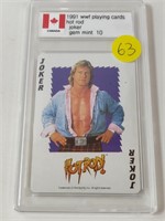 1991 WWF HOT ROD JOKER CARD