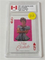 1991 WWF MISS ELIZABETH CARD