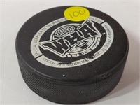 INDIANAPOLIC RACERS WHA PUCK