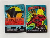 1991 ROBIN HOOK ROCKETEER 2 UNOPENED PACKS