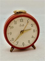 Rare Clock Mauthe Colibri made in Germany  Alarm