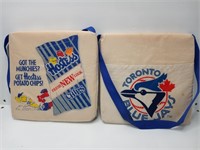 2 Toronto Blue Jays Seat Cushion Hostess Chips