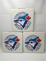 3 Vintage Toronto Blue Jays Seat Cushions