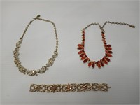 Vintage Coro Necklaces and Bracelet