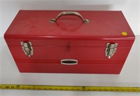RED EATON VIKING TOOL BOX & CONTENTS