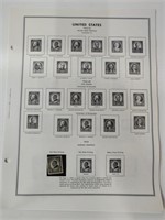 UNITED STATES MINT NEVER HINGED STAMPS