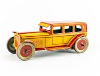 J Chen Tin Litho Formal Sedan Windup Toy