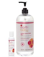 Earth Baby Alcohol Based Hand Sanitizer Gel 2 Pc.