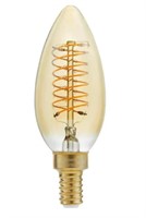 EcoSmart LED Vintage Light Bulb Amber (3-Pack)