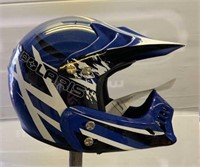 Polaris Motocross Youth XX Small Helmet (Blue)