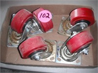 (5) 600 Pound Capacity Casters
