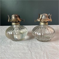 Golden Globe Vintage Oil Lamps