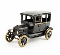 Vintage Arcade Cast Iron Model T Sedan Toy