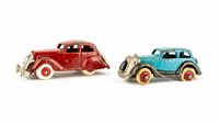 Lot of 2 1930s Cast Iron Toy Cars
