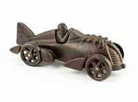Vintage Hubley Cast Iron Race Car Toy