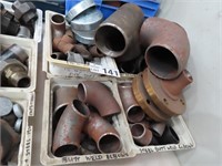 Qty of Steel Flanges, Elbows & Other