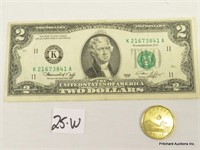 1976 United States Two Dollar Bill