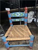 painted childs chair
