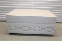 Sleeper Ottoman with Metal Tacking (Twin Size Bed)
