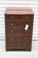 Small Bow Front 6-Drawer Chest