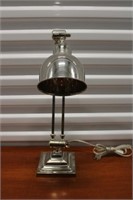 Modern Silver Metal Desk Lamp