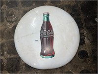 3ft Coca Cola White button  metal