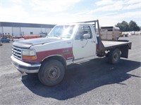 1994 Ford F250 4WD Flatbed Truck