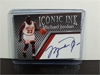 Michael Jordan Iconic Ink Facsimile Auto Card