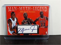 Michael Jordan Man-Myth-Legend Facsimile Auto Card