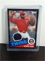 2020 Topps Miguel Sano #'d/199 Jersey Used Relic
