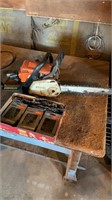 Stihl chain saw (broken) & accessories