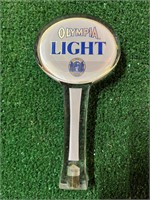 Olympia Light beer pull