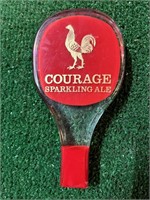 Courage sparkling ale beer pull