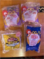 Set of 4 Mcdonalds happy meal toys SEALED  Tale
