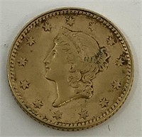 1853 $1 Gold Liberty Head.