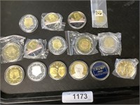 15 Novelty Trump Coins.