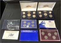 2000 Gold-Plated Coin Sets, 1969 Proof Set.