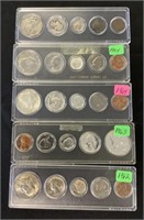 5 Silver U.S. Special Mint Sets.