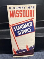 Vintage STANDARD Oil Map of Missouri
