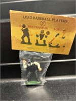 Rare Cast Iron UMPIRE Baseball Figure In Bag