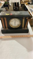 Antique clock untested, one side broke