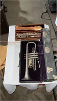 Vintage instruments in case