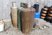 5 Large Propane Cylinders