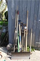 Assorted Garden Hand Tool Lot