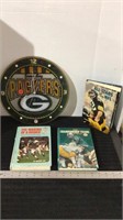 Green Bay Packer clock battery operated not